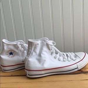 white high top converse